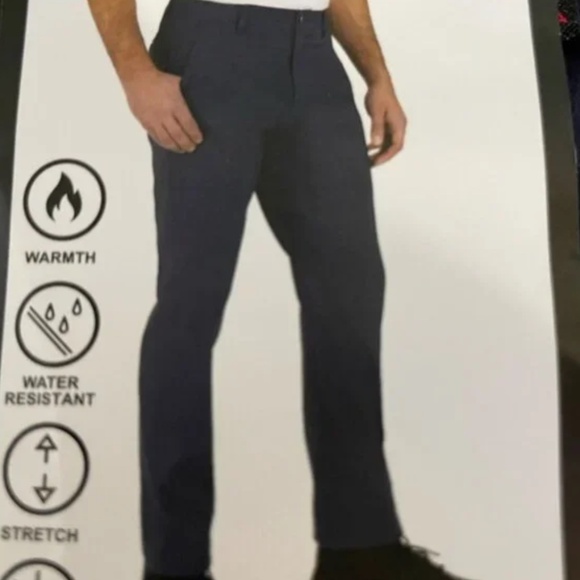 Gerry Men's Venture Fleece Lined Pant, Navy - Picture 2 of 3